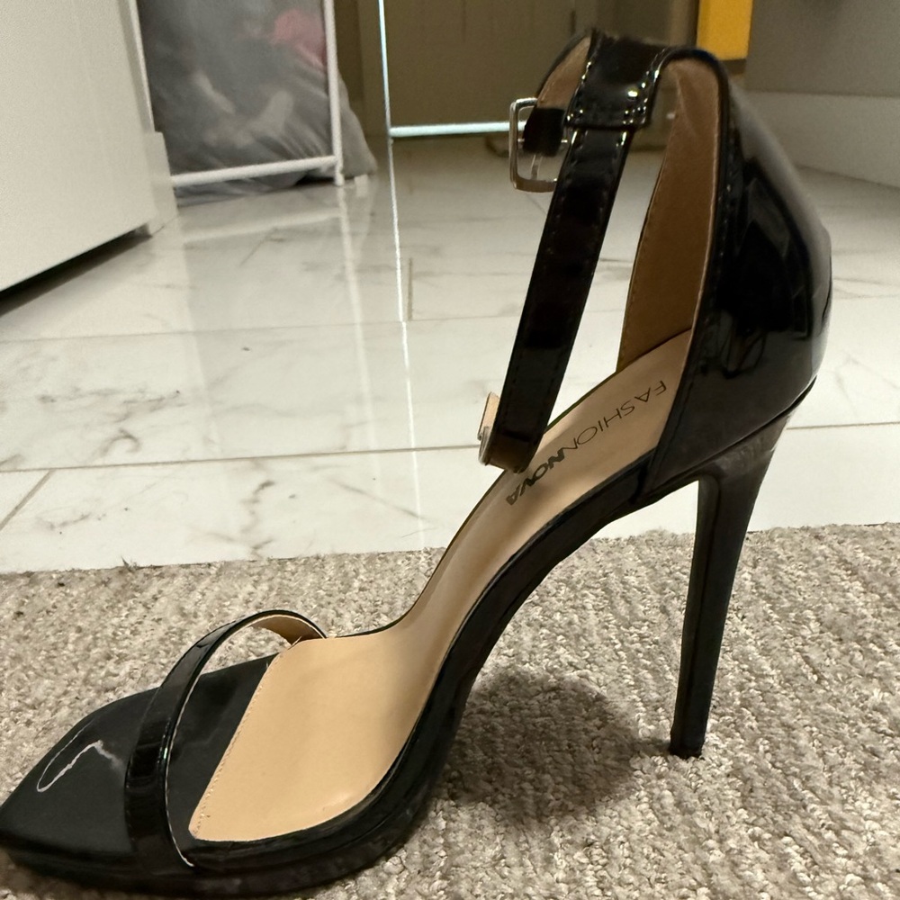 Fashion Nova Black High Heels